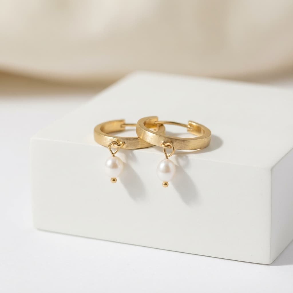 حلقان صغيرة بسيطة