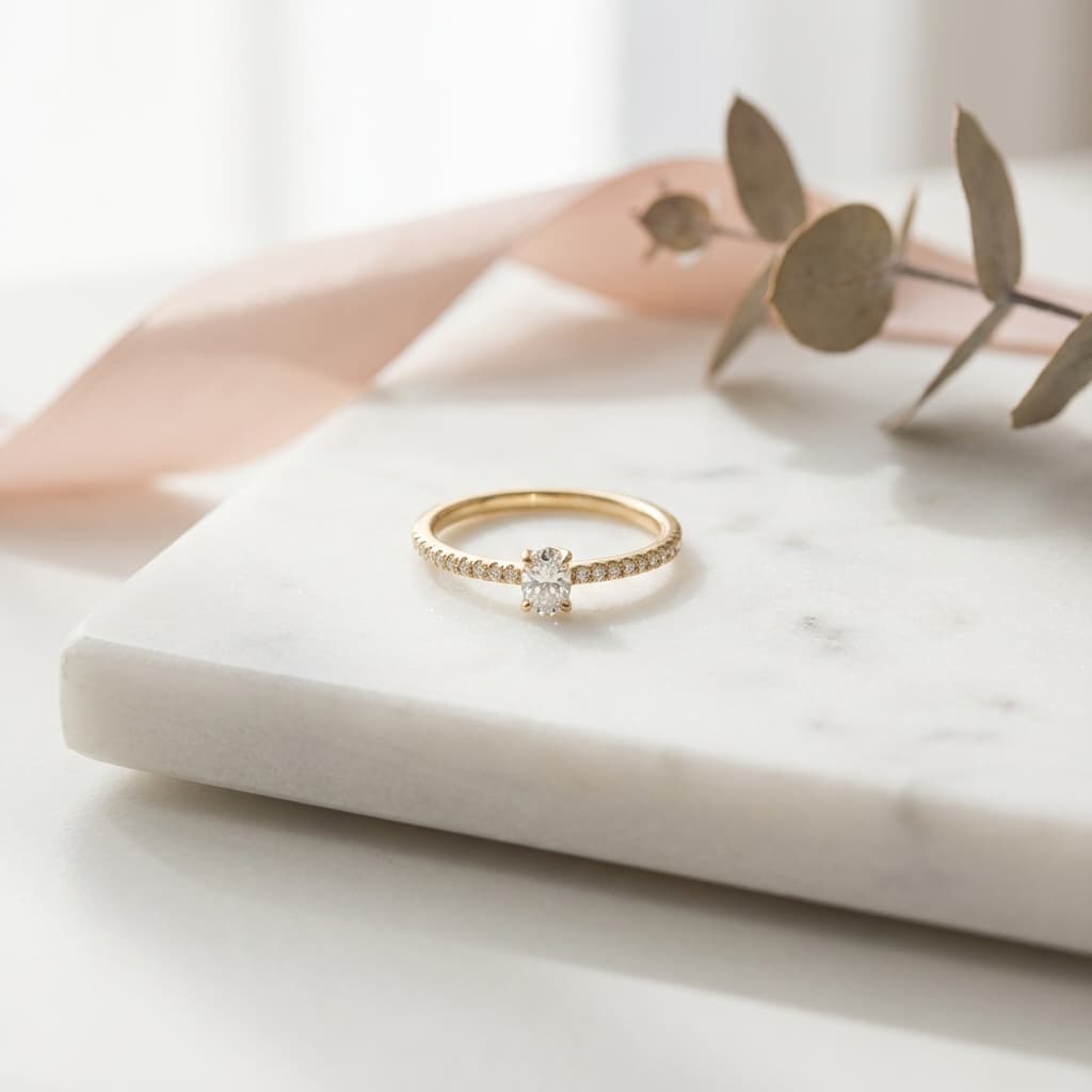 خاتم ذهبي كلاسيكي